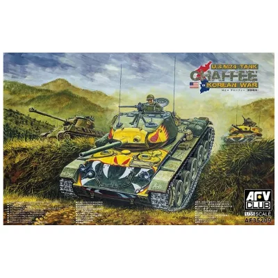 AFV CLUB Maquette  M24 Chaffee Tank US Army Korean War- 1/35 - Maquett