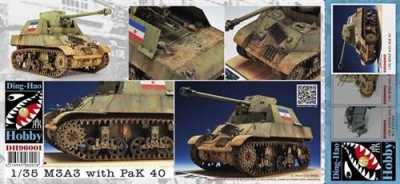  Maquette AFV Club M3A3 avec Pak 40 (Yougoslave)- 1/35 - Maquette mili