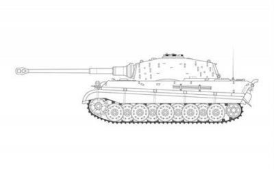  Maquette Airfix King Tiger- 1/35 - Maquette