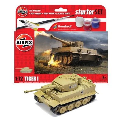 Maquette Airfix Petits d&eacute;butants Set Tiger 1-1/72 - Maquette