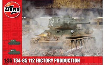 AIRFIX Maquette  T34 / 85 II2 Production en usine- 1/35 - Maquette mil