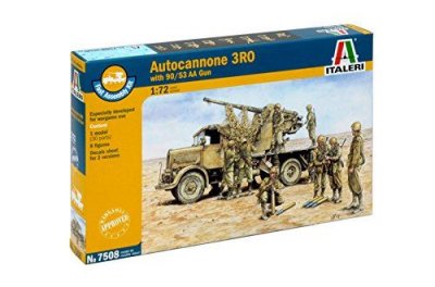 ITALERI Maquette Autocannone RO3 avec canon anti-char 90/53 1/72 -  Maquette militaire - IT7508 