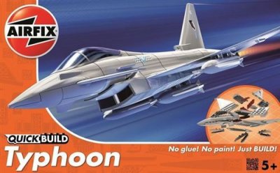 AIRFIX Maquette avion  Eurofighter Typhoon Quick buildNo paint or glue