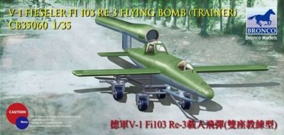  Maquette avion Bronco Models v-1 Fieseler Fi 103 Re3 - 1/35 - Maquett