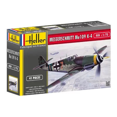 HELLER Maquette avion  messerschmitt 109 k -4-1/72 - Maquette d'avion
