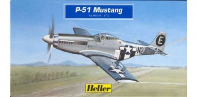 HELLER Maquette avion  mustang 1/72-1/72 - Maquette d'avion