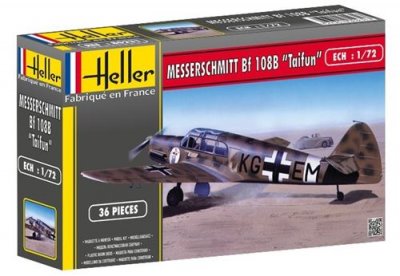 HELLER Maquette avion  STARTER KIT (Kit de d&eacute;marrage) Messerschmitt Bf