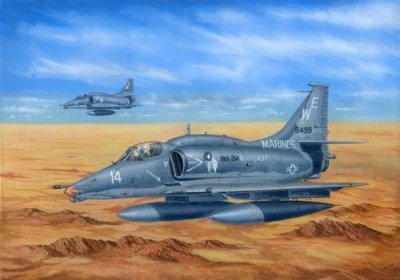 HOBBYBOSS Maquette avion Hobby Boss Douglas A-4M Skyhawk- 1/48 - Maquette d'avi