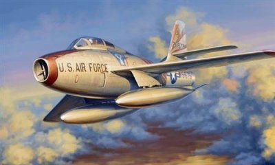  Maquette avion Hobby Boss F-84F Thunderstread - 1/48 - Maquette d'avi