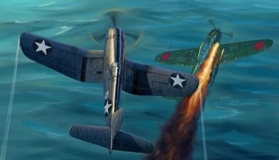 HOBBY BOSS Maquette avion  F4U-1 Corsair Late - 1/48 - Maquette d'avio