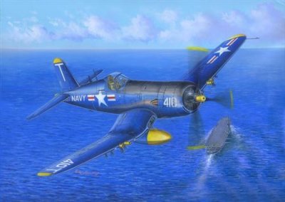 HOBBY BOSS Maquette avion  F4U-5 Corsair - 1/48 - Maquette d'avion