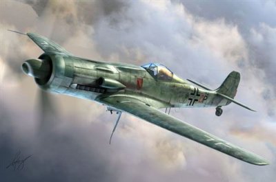 HOBBY BOSS Maquette avion  Focke Wulf Ta 152C-1/R14- 1/48 - Maquette d