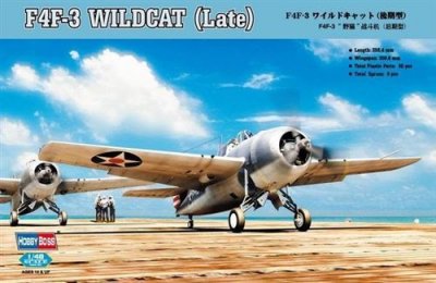 HOBBY BOSS Maquette avion  Grumman F4F-3 Wildcat (tardif) - 1/48 - Maq