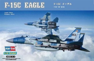 HOBBY BOSS Maquette avion  McDonnell Douglas F-15C Eagle -1/72 - Maquet