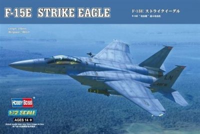 HOBBY BOSS Maquette avion  McDonnell Douglas F-15E Strike Eagle-1/72 -