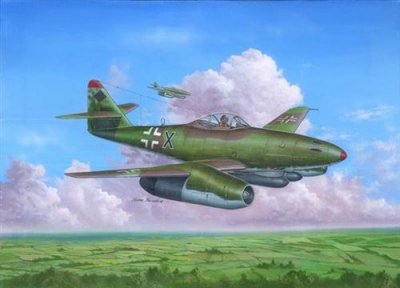 HOBBY BOSS Maquette avion  Me 262 A-2a - 1/48 - Maquette d'avion