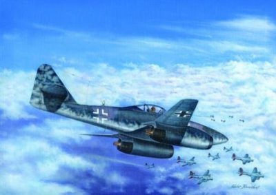 HOBBY BOSS Maquette avion  Messerschmitt Me 262A-1b- 1/48 - Maquette d