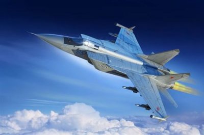 HOBBY BOSS Maquette avion  Mikoyan MiG-31M Foxhound- 1/48 - Maquette d