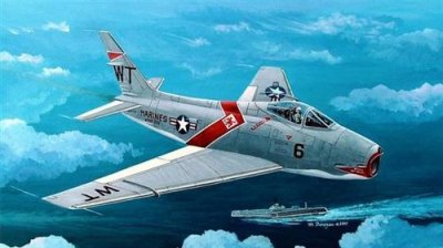 HOBBY BOSS Maquette avion  North American FJ-4 Fury- 1/48 - Maquette d