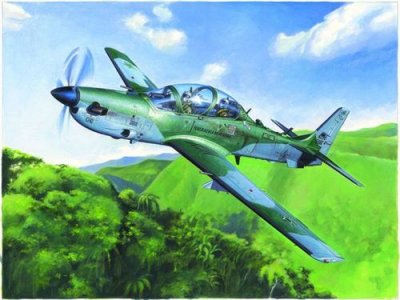HOBBY BOSS Maquette avion  Super Tucano EMB314 - 1/48 - Maquette d'avi