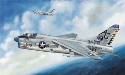 HOBBY BOSS Maquette avion  Vought A-7A Corsair II - 1/48 - Maquette d'