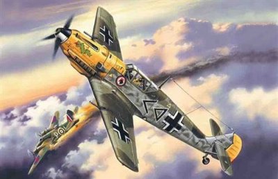 ICM Maquette avion  Messerschmitt Bf 109E-4-1/72 - Maquette d'avion