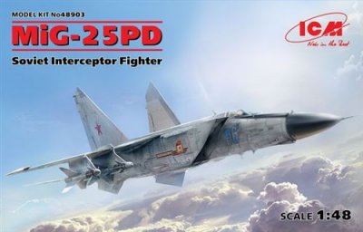 ICM Maquette avion  Mikoyan MiG-25PD Scepteur Intercepteur Sovi&eacute;tique-