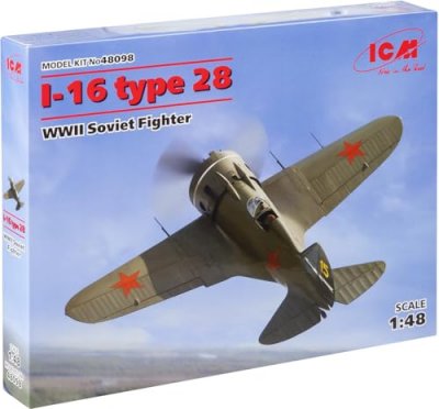 ICM Maquette avion  Polikarpov I-16 type 28, WWII sovi&eacute;tique Fighter &