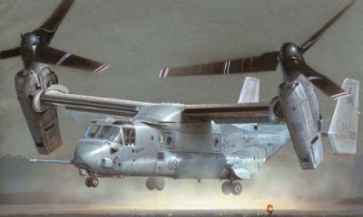 ITALERI Maquette avion  Bell-Boeing V-22 Osprey (r&eacute;&eacute;dition)- 1/48 - Ma