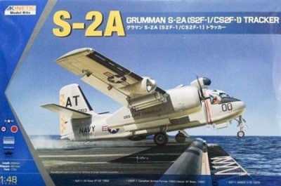  Maquette avion Kinetic Grumman S-2F TRACKER Decals for S2F-1 US NA