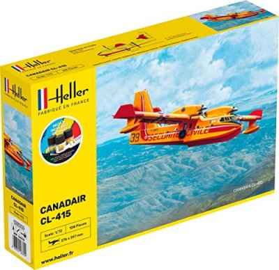 HELLER Maquette avion : kit complet : canadair cl-415
