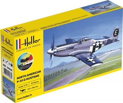 HELLER Maquette avion : kit : mustang p-51d 1000562680