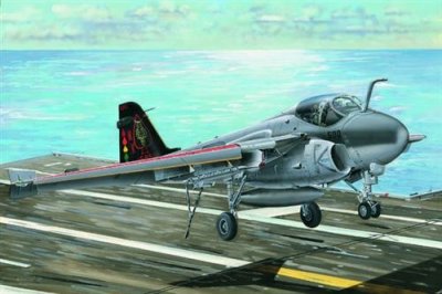TRUMPETER Maquette Avion Militaire : Grumman A-6e/Tram "Intruder" 1975-