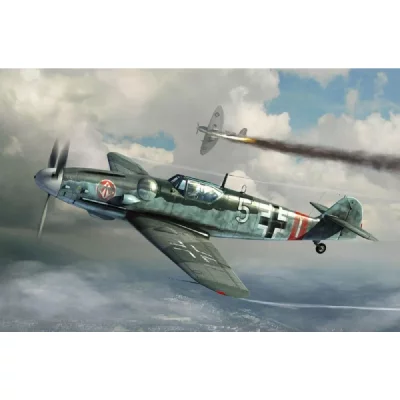 TRUMPETER Maquette Avion Militaire : Messerschmitt BF-109G-6 