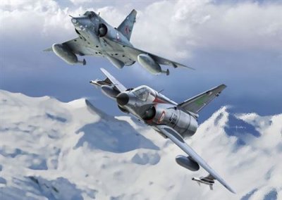  Maquette Avion Mirage Iiie/o/r/rd/ee/ea