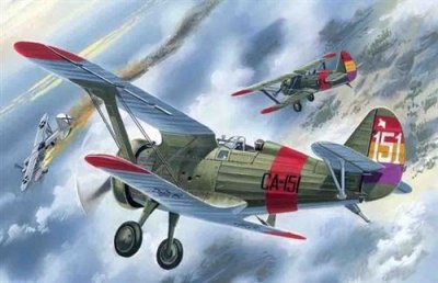 ICM Maquette Avion : Polikarpov I-5 Chaito : Guerre D'espagne 1938