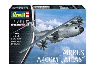 REVELL Maquette avion  Airbus A400M Luftwaffe-1/72 - Maquette d'avion