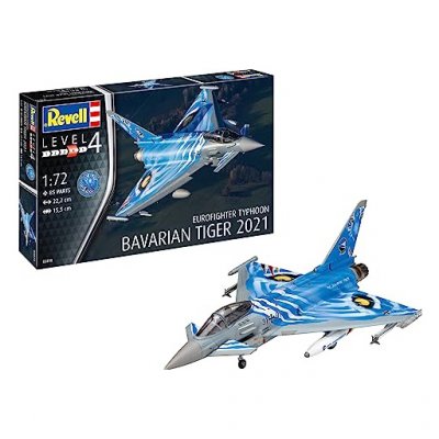 REVELL Maquette avion  EUROFIGHTER TYPHOON "THE BAVARIAN TIGER 2021"-1/