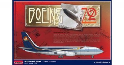 RODEN Maquette avion  Boeing 720 N7224U Caesars ChariotLed Zeppelin N
