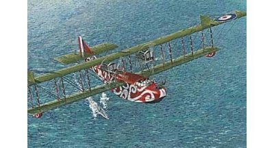  Maquette avion Roden Felixstowe F2A : hydravion (version pr&eacute;coce)-1/7