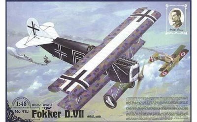RODEN Maquette avion  Fokker D.VII OAW (interm&eacute;diaire)- 1/48 - Maquett