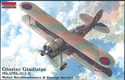  Maquette avion Roden Gloster Gladiator Mk.II M&eacute;t&eacute;orologique- 1/48 - M