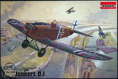 RODEN Maquette avion  Junkers D.I- 1/48 - Maquette d'avion
