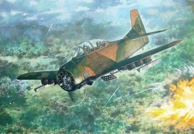 RODEN Maquette avion  North American T-28D Trojan- 1/48 - Maquette d'a