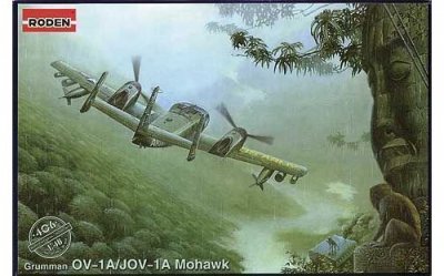  Maquette avion Roden OV-1A/JOV-1A Mohawk- 1/48 - Maquette d'avion
