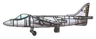 TRUMPETER Maquette avion : set de 12 avions av-8b harrier
