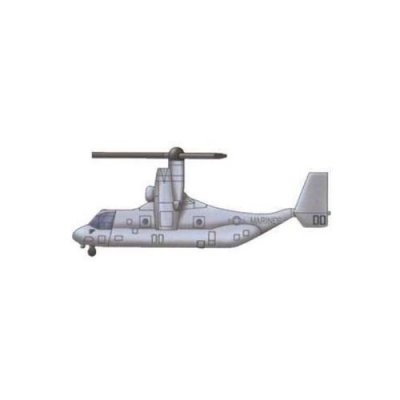 TRUMPETER Maquette Avion : Set de 6 avions MV-22 Osprey 