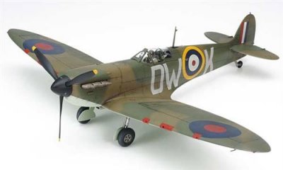 TAMIYA Maquette Avion : Spitfire Mk.I aille Unique Coloris Unique
