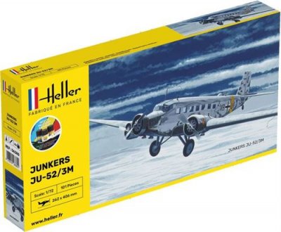 HELLER Maquette Avion : Starter Kit : Ju-52/3m-