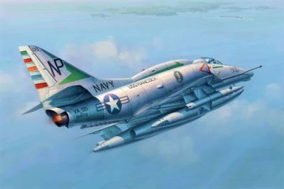 TRUMPETER Maquette avion  A-4E "SKY HAWK"- 1/32 - Maquette d'avion